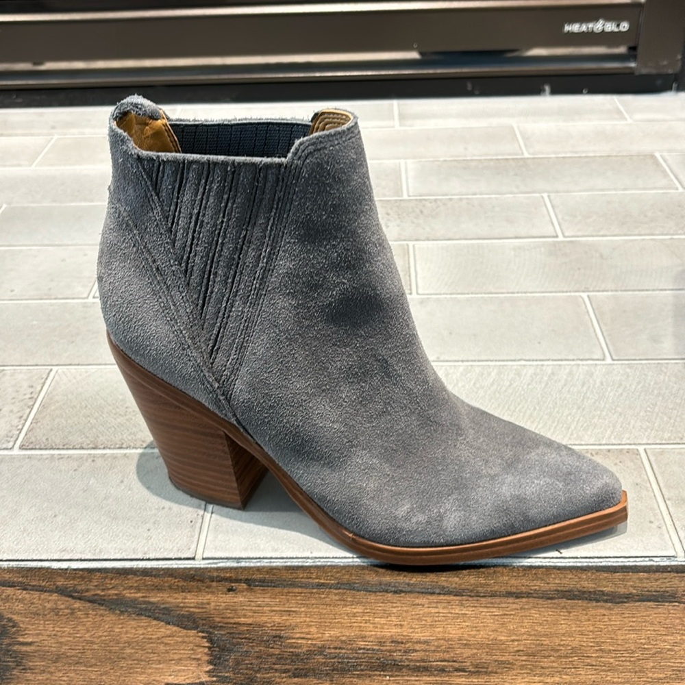 Marc Fisher Gray Ankle Boots